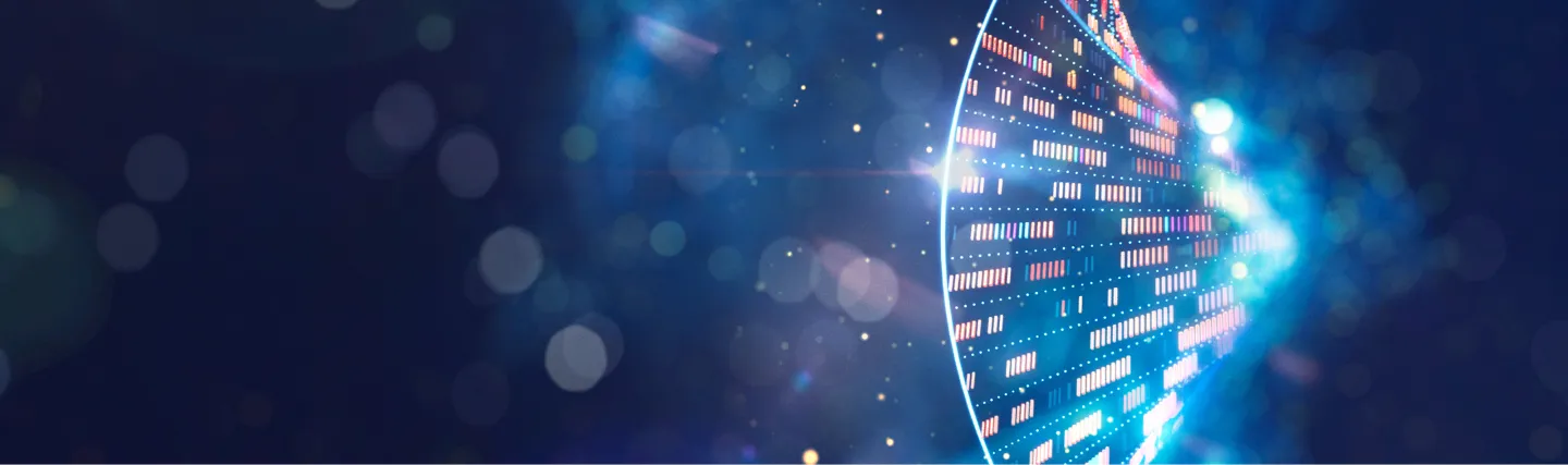Einstein Breakthroughs DNA Background Banner