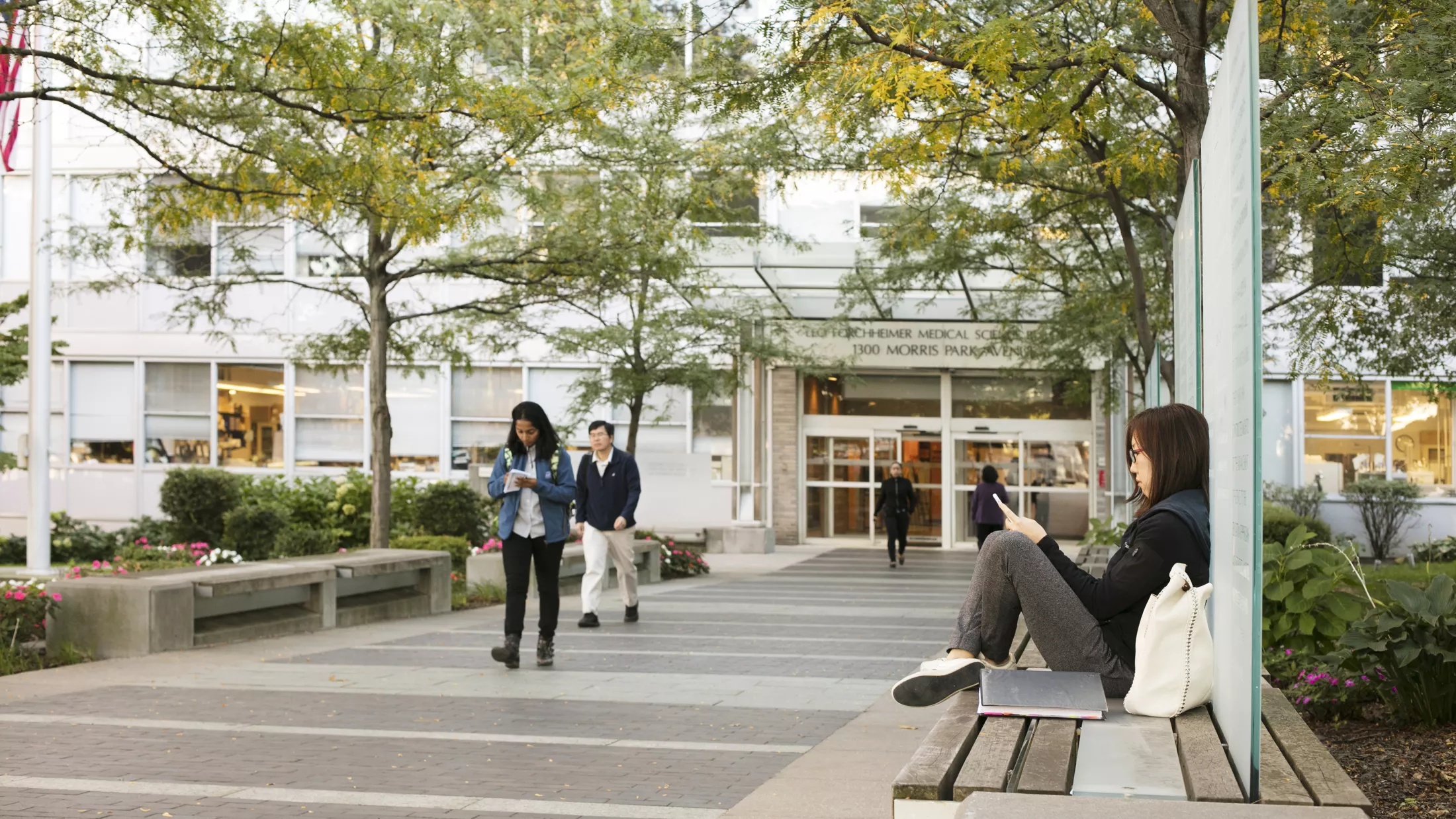 Forchheimer Building Outside Bench