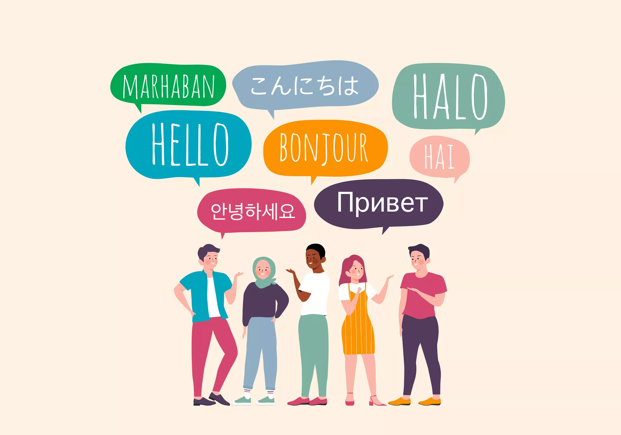 Language Bubble Speech