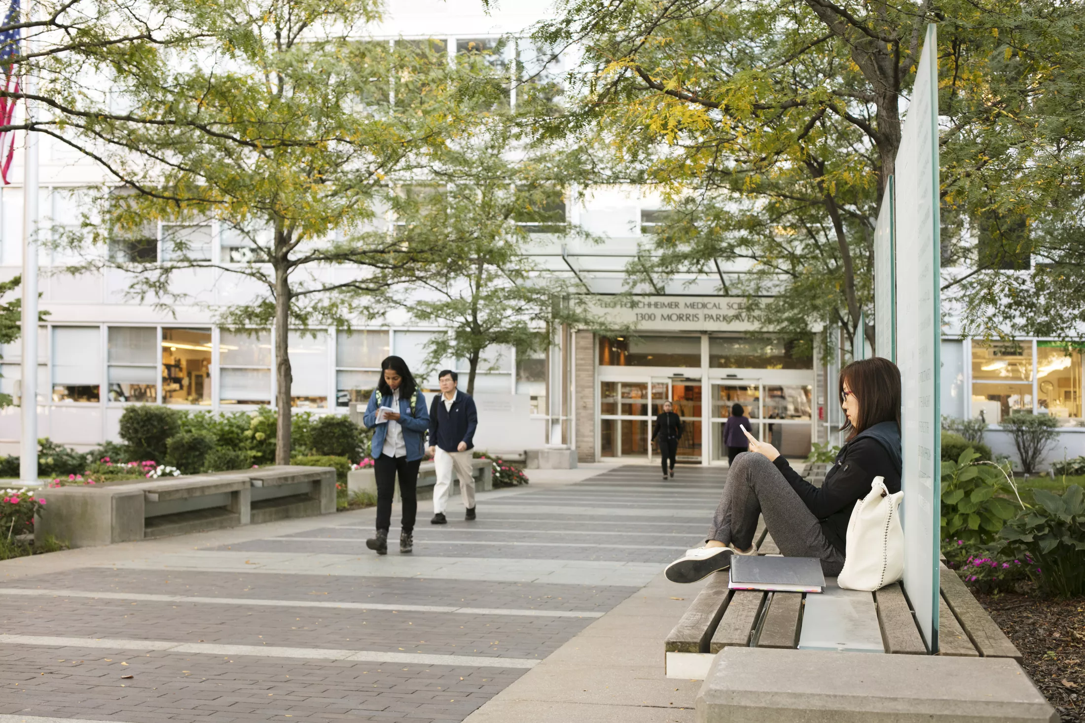 Forchheimer Building Outside Bench