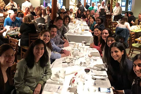 Fellows faculty and alumni Endocrine Society dinner 2019