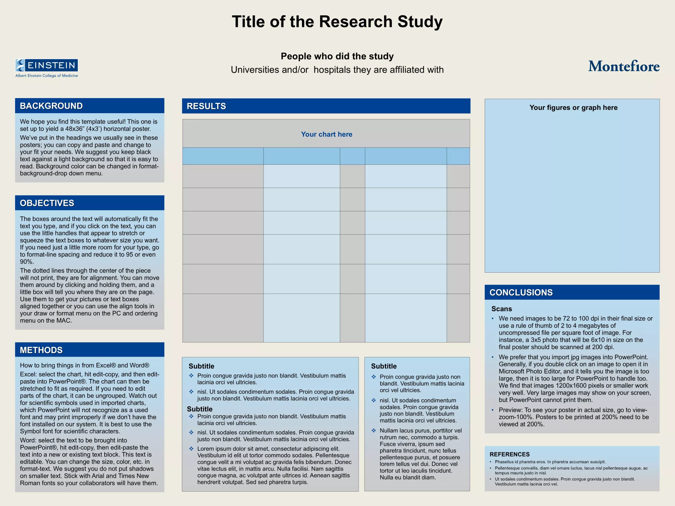 Research poster 36 x 48 -Sample