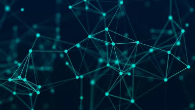 Colored Dots and Lines in Space