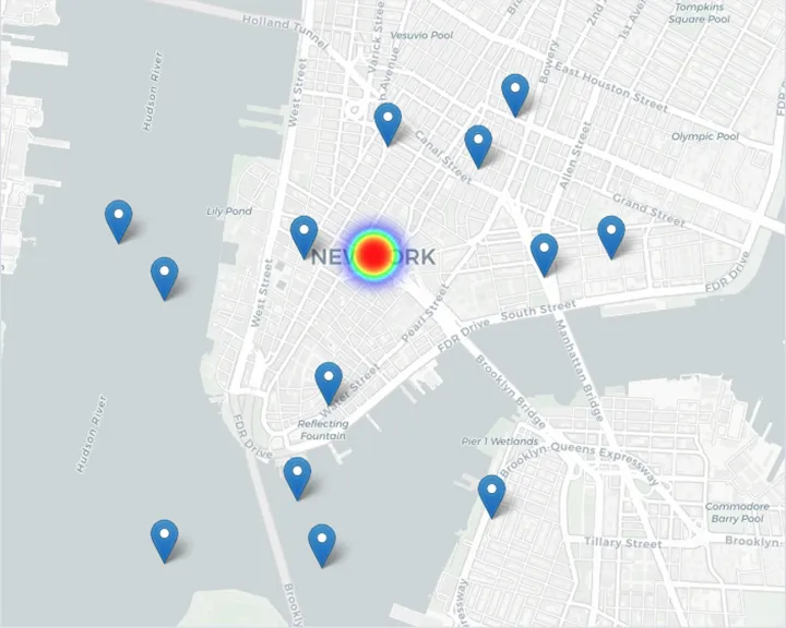 Alumni Heat Map