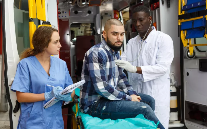 Ambulatory Training Ambulance Nurses Doctors Patient